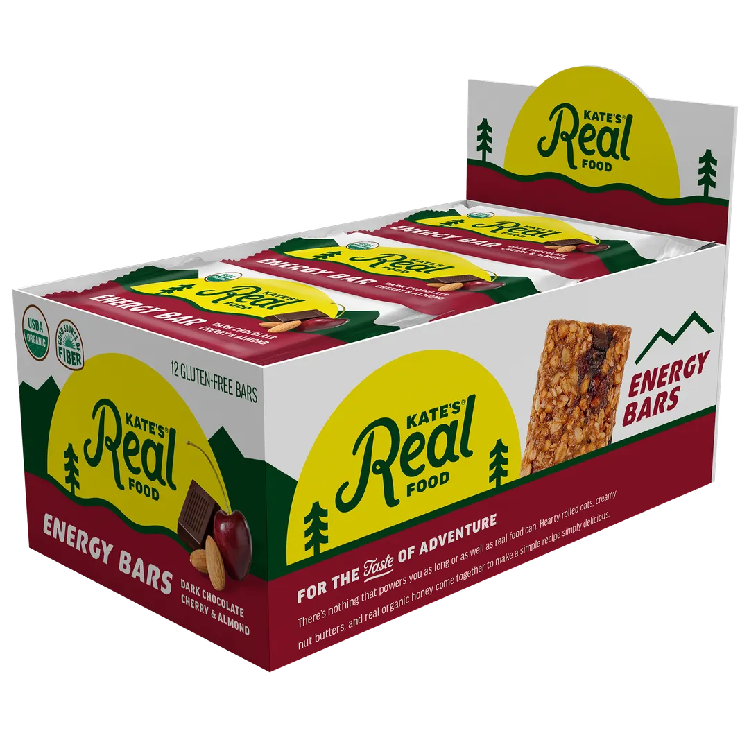 Kate's Real Food Dark Chocolate Cherry Almond Oat Bar 2.2oz