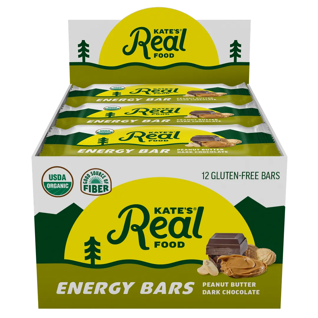 Kate's Real Food Peanut Butter Dark Chocolate Oat Bar 2.2oz