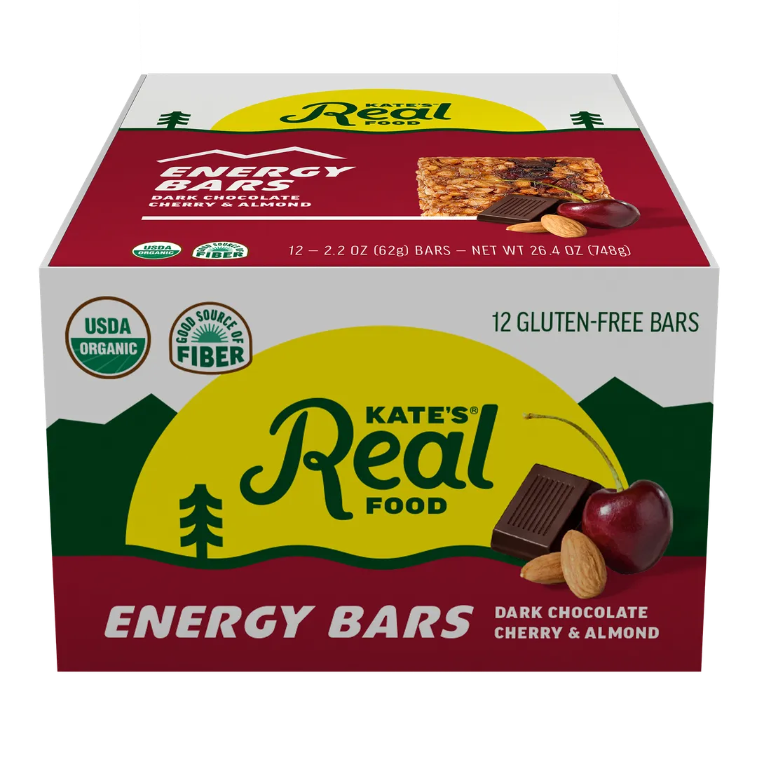 Kate's Real Food Dark Chocolate Cherry Almond Oat Bar 2.2oz