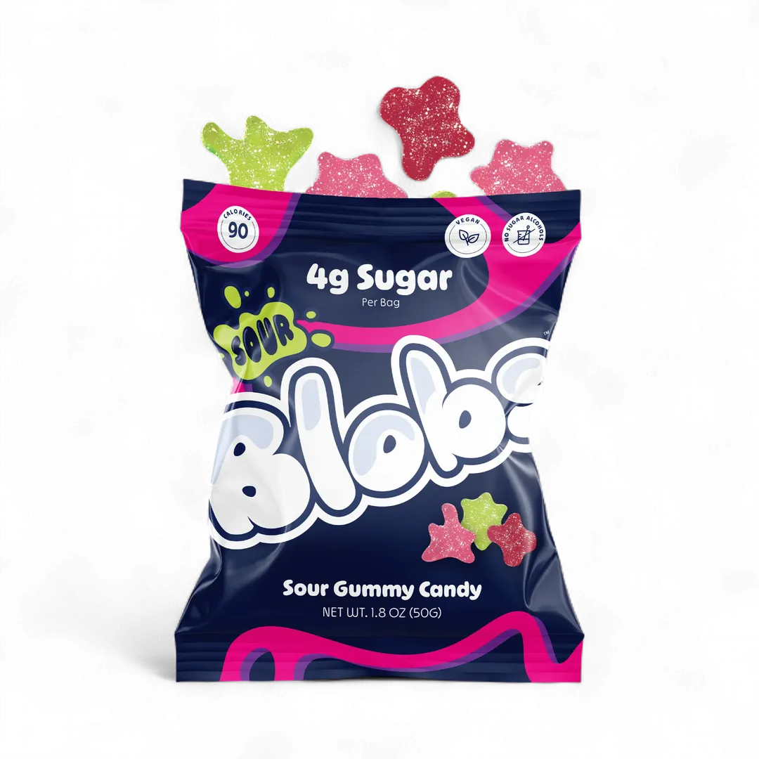 Blobs Mixed Sour Gummy Candy 1.8oz (6ct)