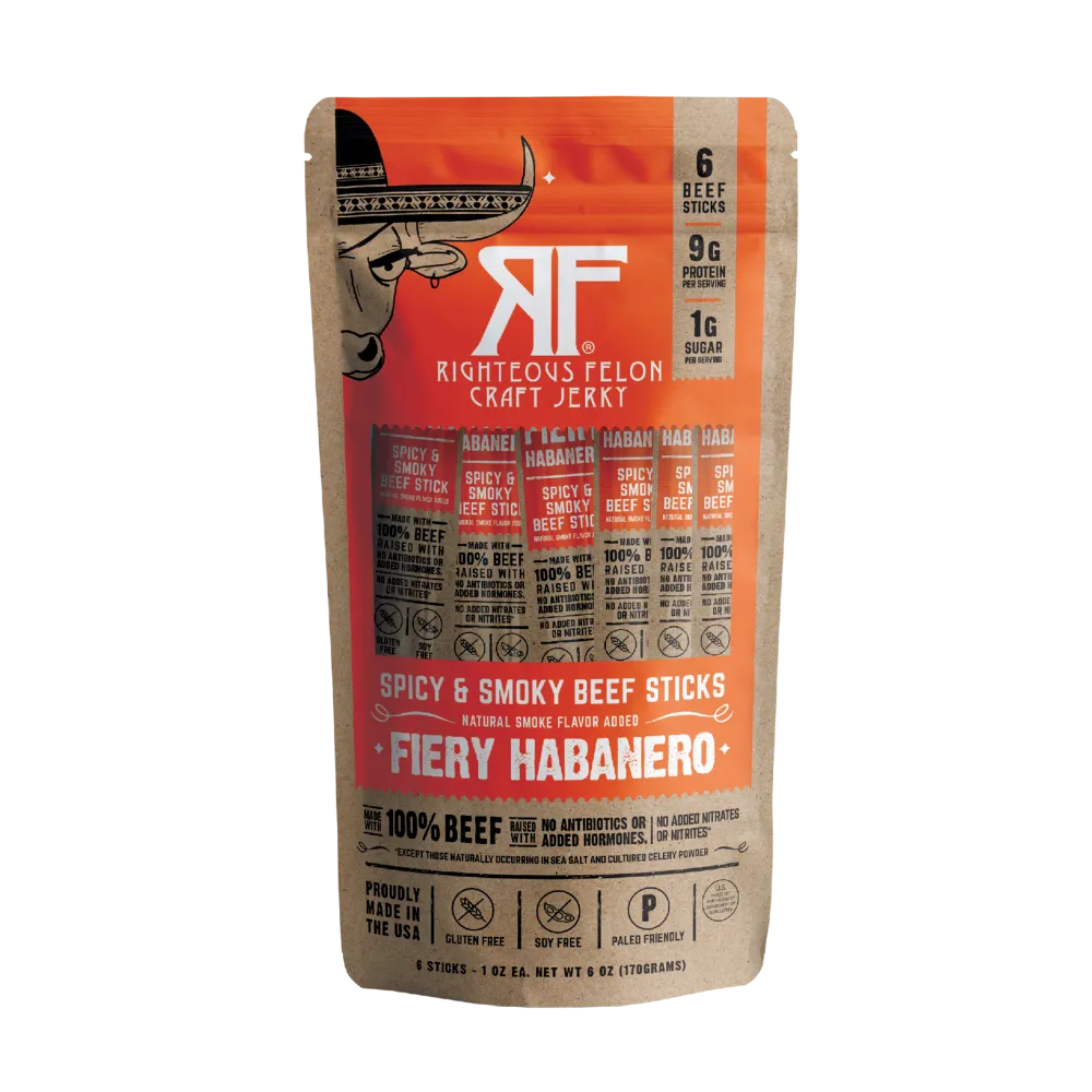 Righteous Felon 4/8ct Shipper - Stick Multipack Pouch 6oz