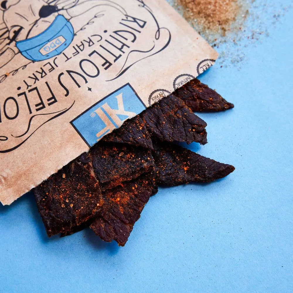Righteous Felon Bootleggin' BBQ Beef Jerky 2oz
