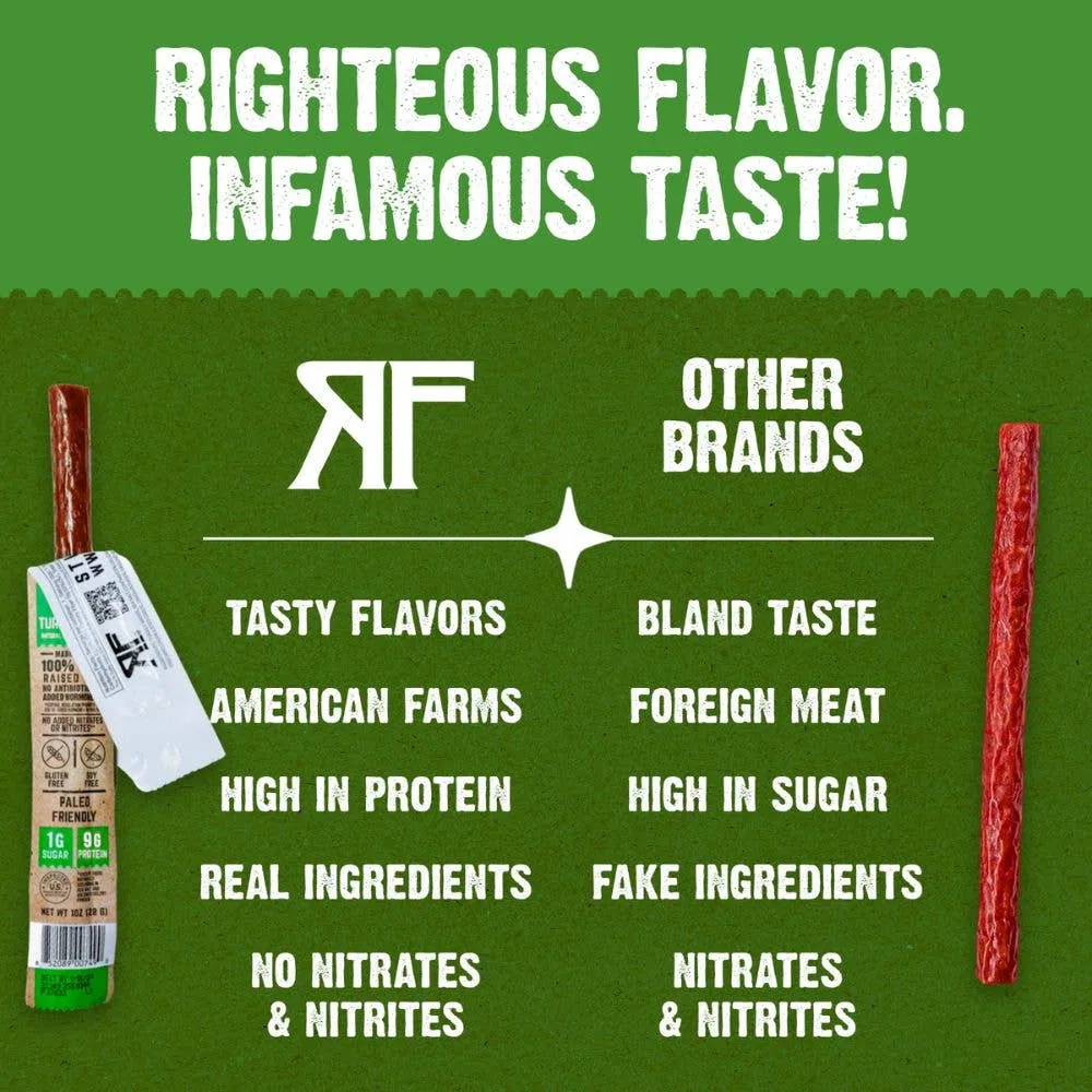 Righteous Felon Lemon Pepper Turkey Stick 1oz