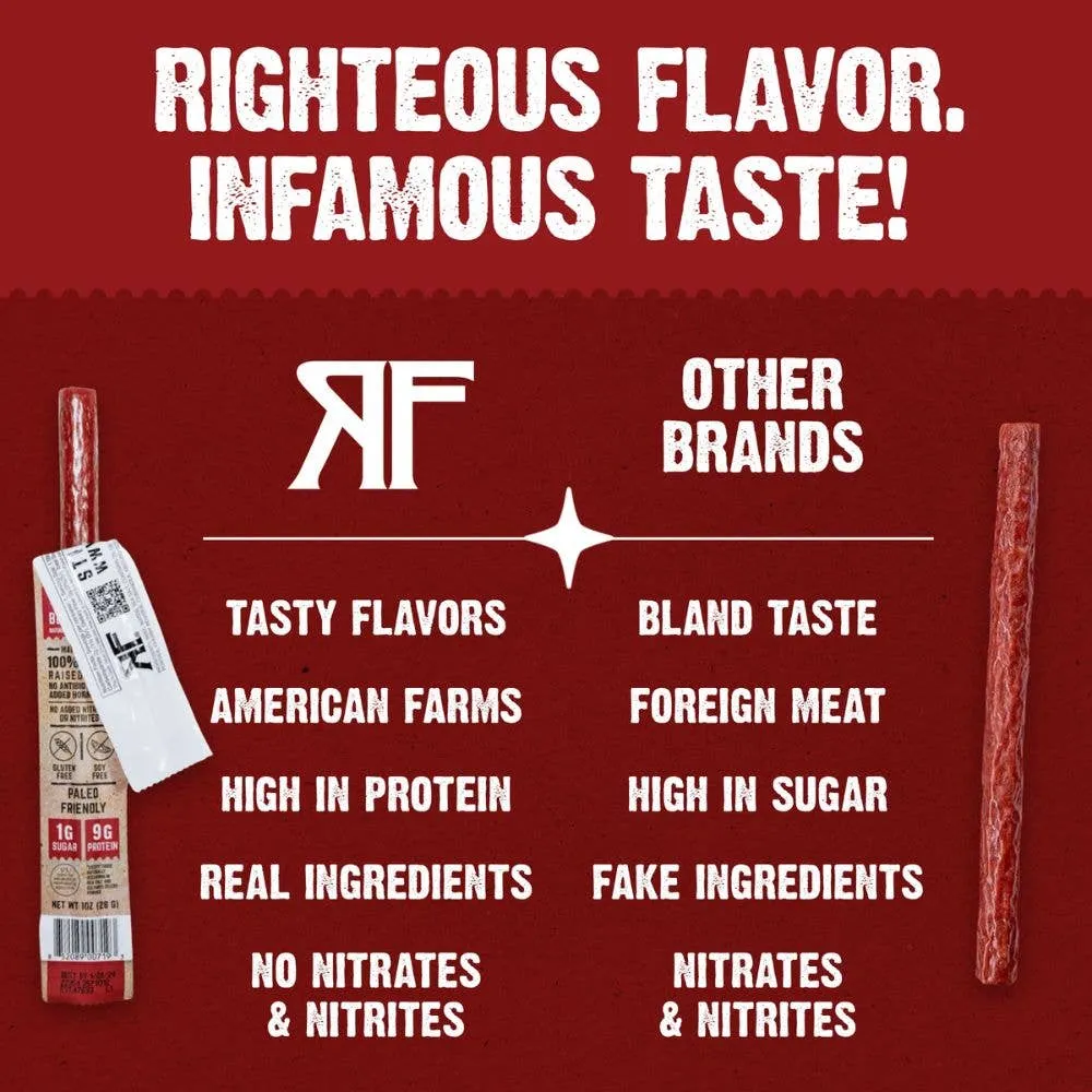 Righteous Felon O.G. Hickory Beef Stick 1oz