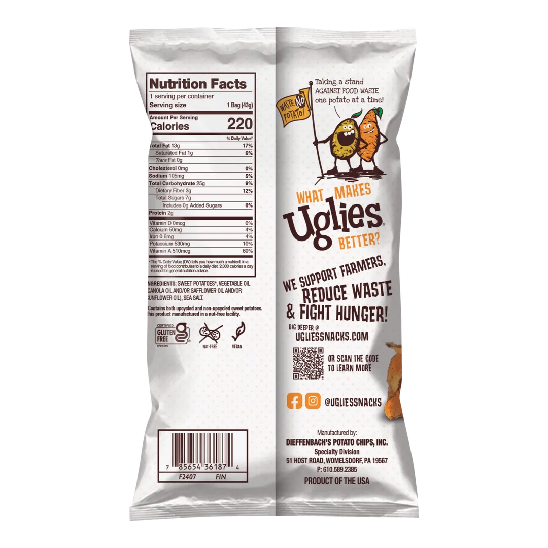 Uglies "Sweets!" Sweet Potato Chips 1.5oz (24ct)