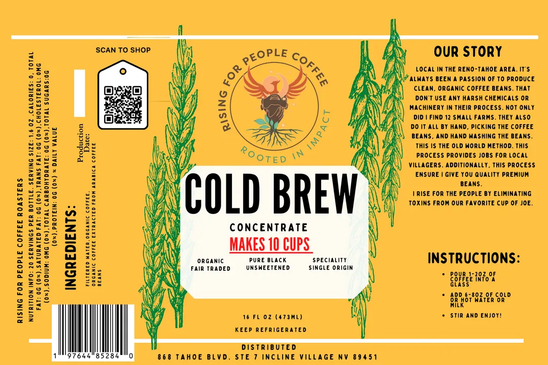 Original Concentrated Cold Brew Coffee