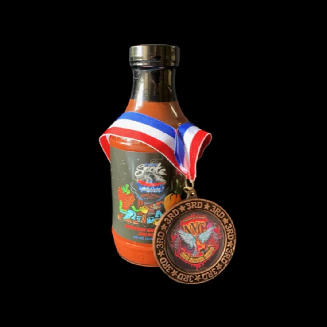 Drunken Smokehouse Strawberry Bourbon BBQ Sauce (case of 12)