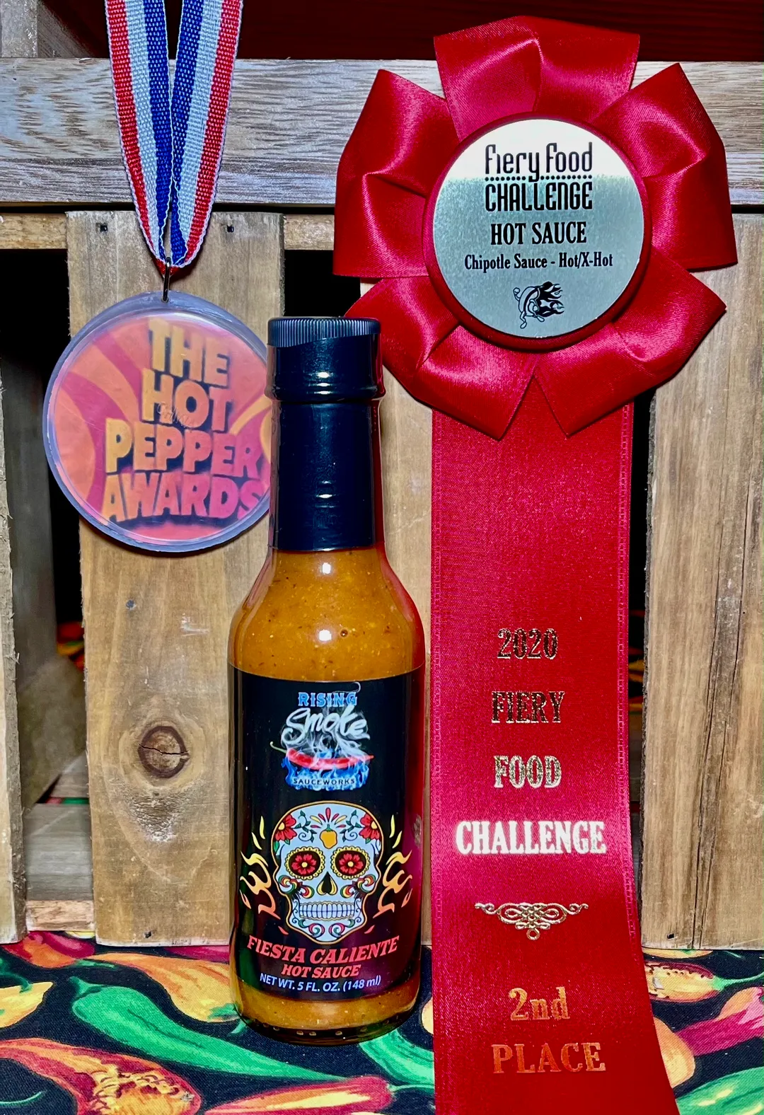 Fiesta Caliente Smoked Habanero Taco Sauce (case of 12)