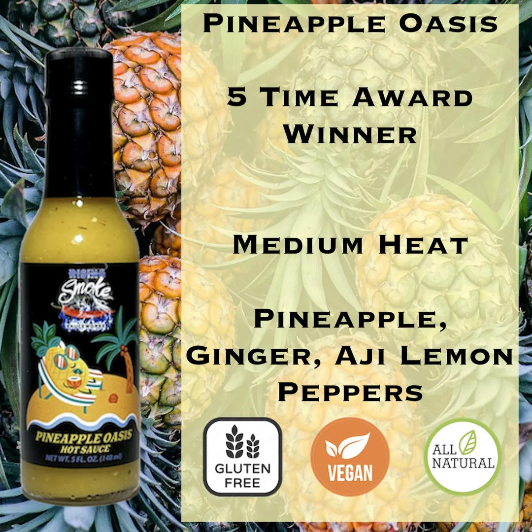Pineapple Oasis Aji Lemon Drop Sweet Pepper Sauce (case-12)