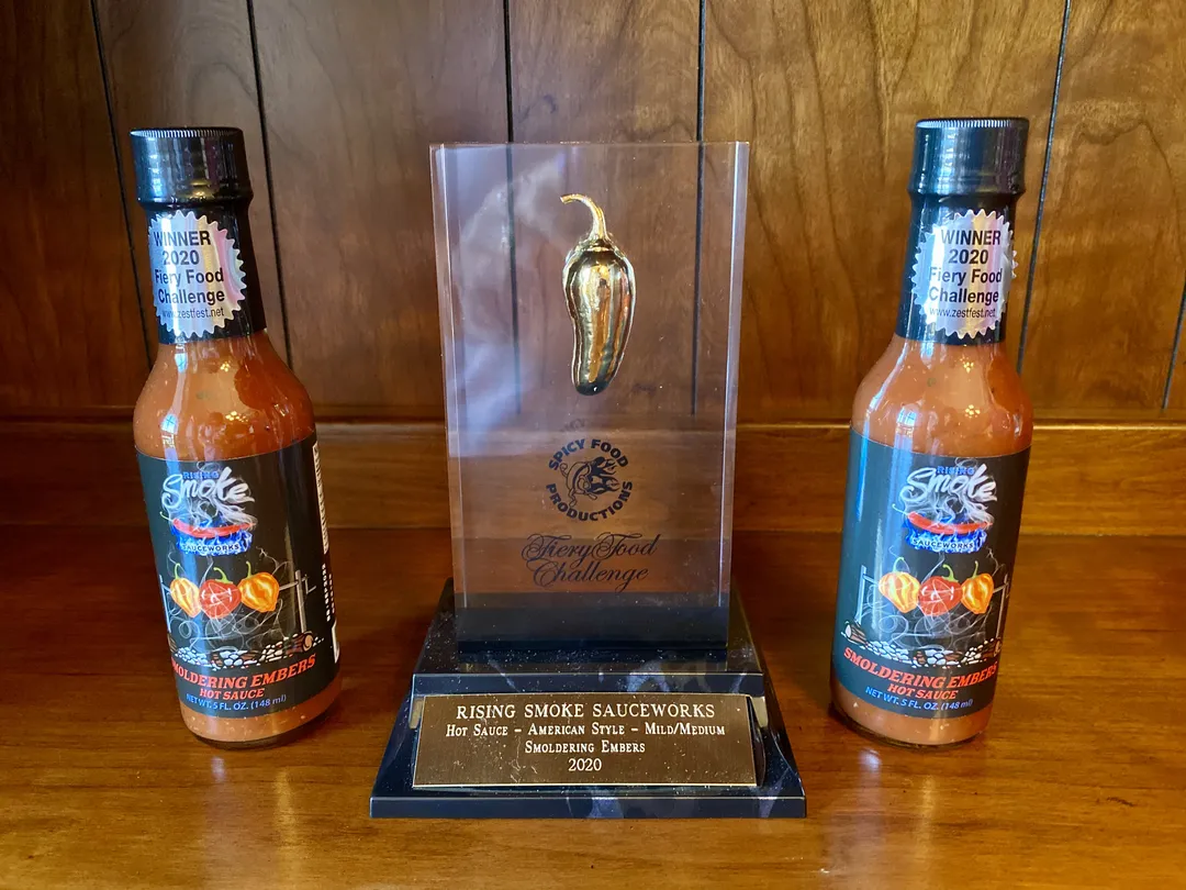 Smoldering Embers Habanero Tomato Basil Hot Sauce (case-12)