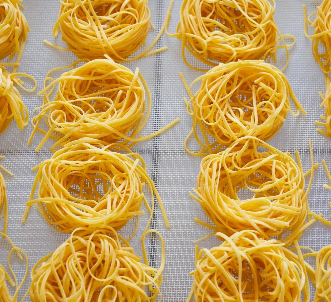 Allemandi Tagliatelle Nests, egg pasta with cage free eggs