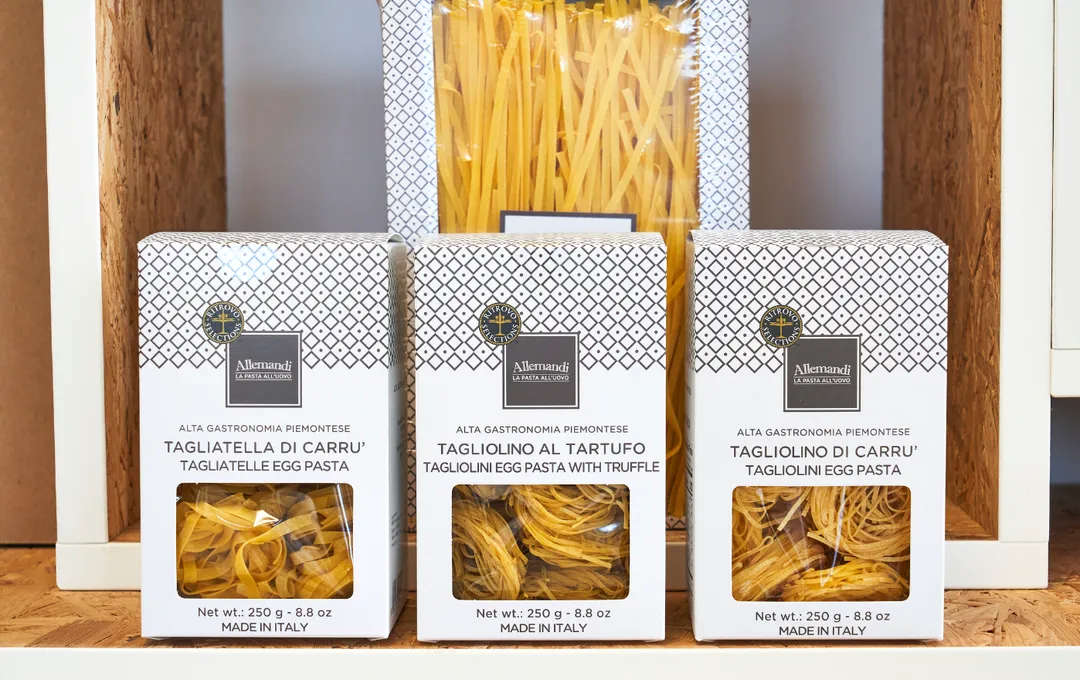 Allemandi Tagliatelle Nests, egg pasta with cage free eggs
