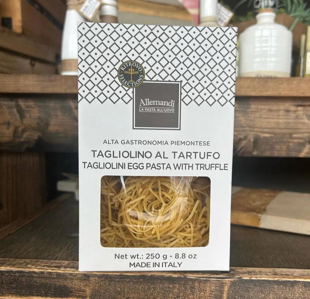 Allemandi Tagliolini al Tartufo, Truffle Cage Free Egg Pasta