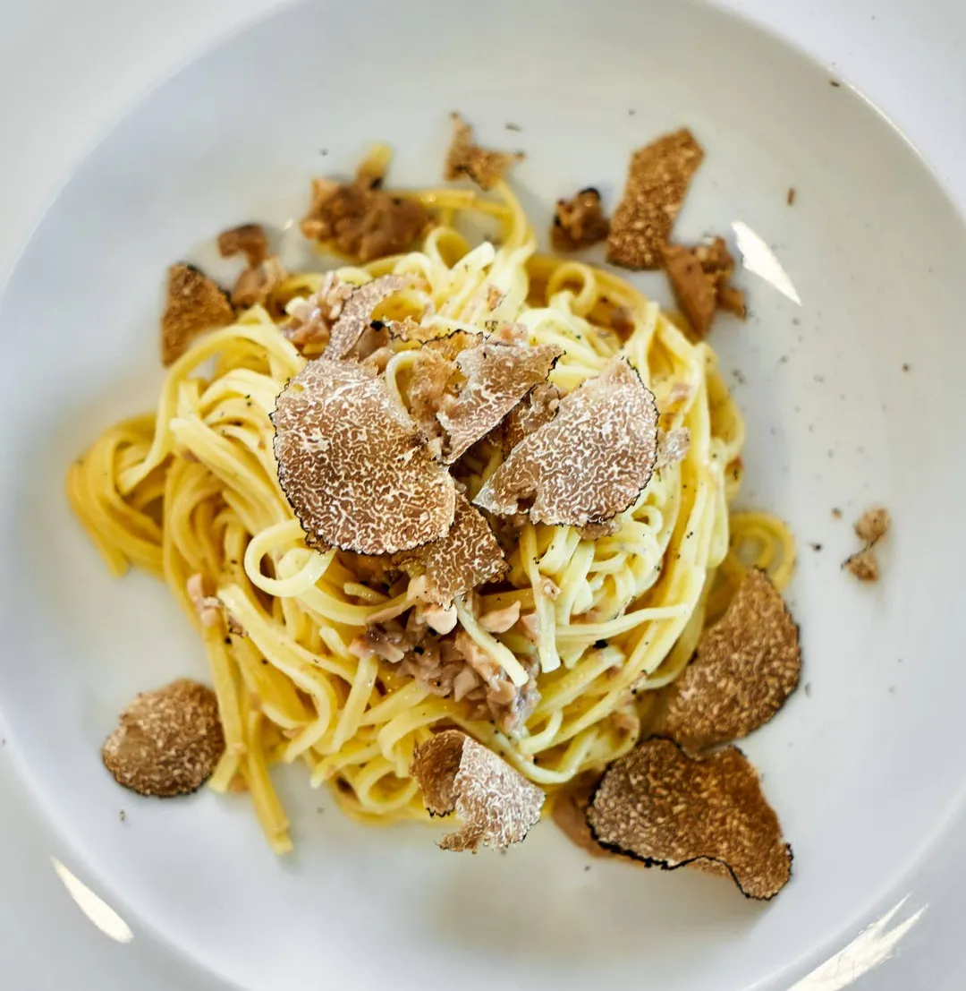 Allemandi Tagliolini al Tartufo, Truffle Cage Free Egg Pasta