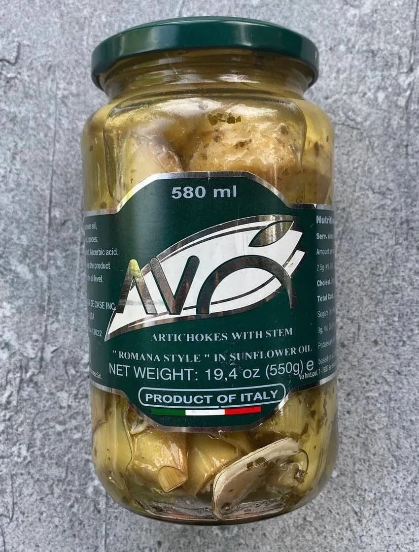 Artichoke Hearts in Olive Oil