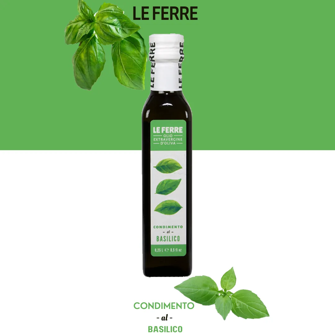 Le Ferre Basil Infused Extra Virgin Olive Oil