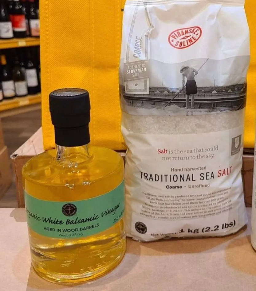 Organic White Balsamic Vinegar - Sofia Bottle