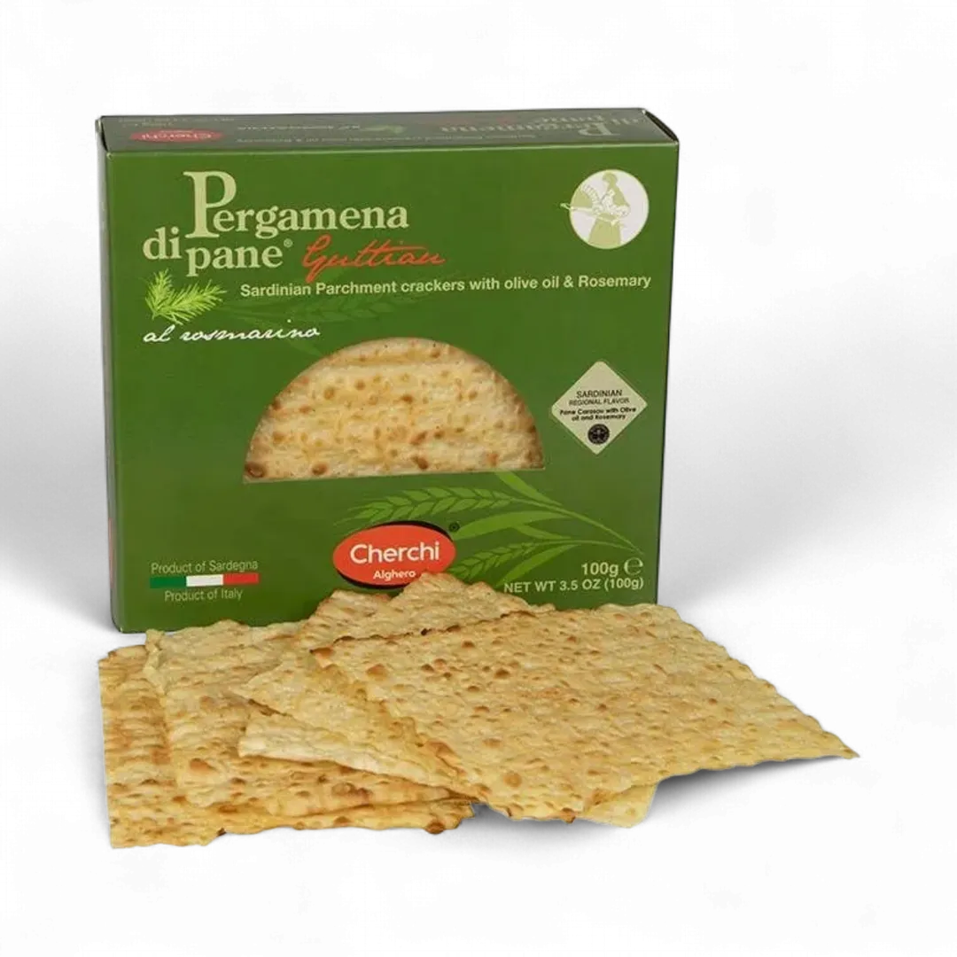 Pane Carasau Sardinian Parchment Crackers, Rosemary Olive Oil
