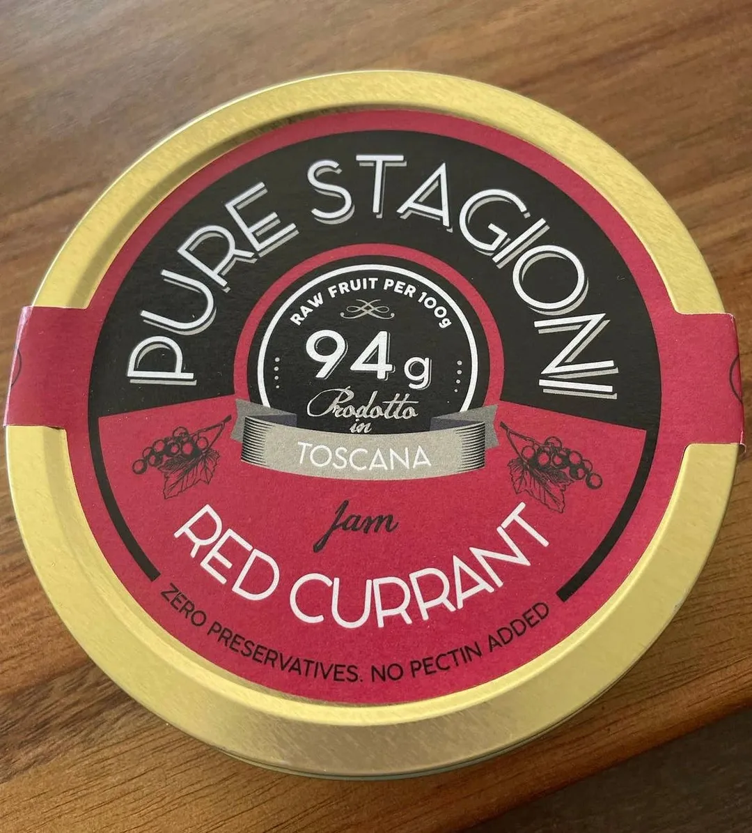 Pure Stagioni Red Currant Jam