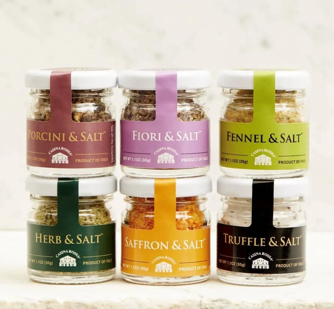 Salt Stacks - 6 Mini Salt Jars in Gift Pack