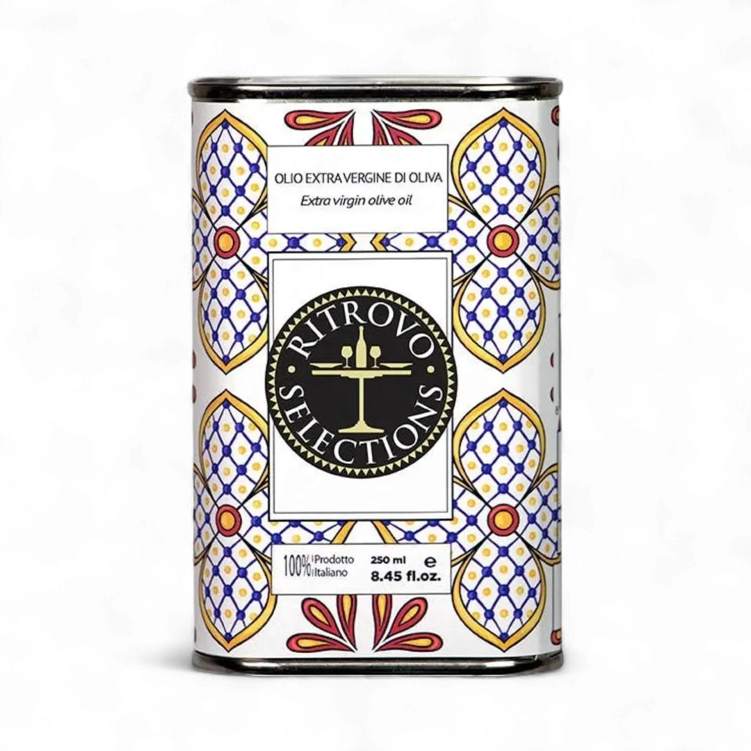 Tile Pattern Label Tin, 250ml