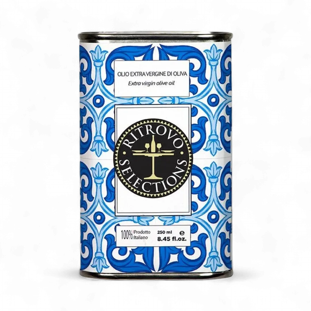 Tile Pattern Label Tin, 250ml