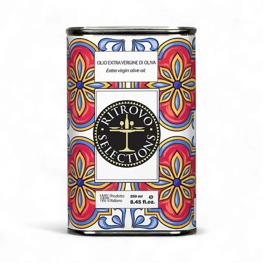 Tile Pattern Label Tin, 250ml