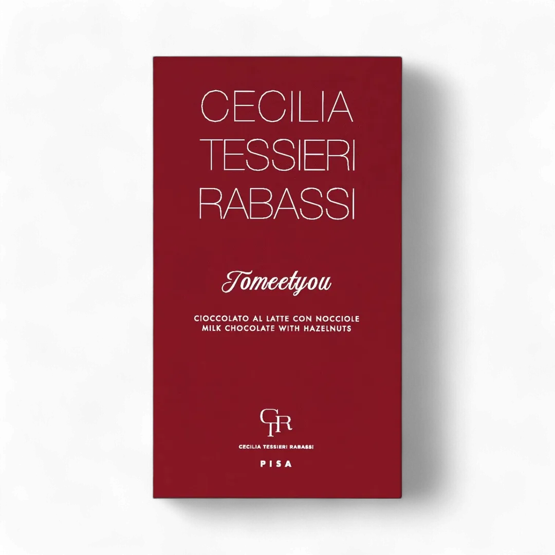 TOMEETYOU Milk Chocolate Bar with Italian Hazelnuts, Cecilia