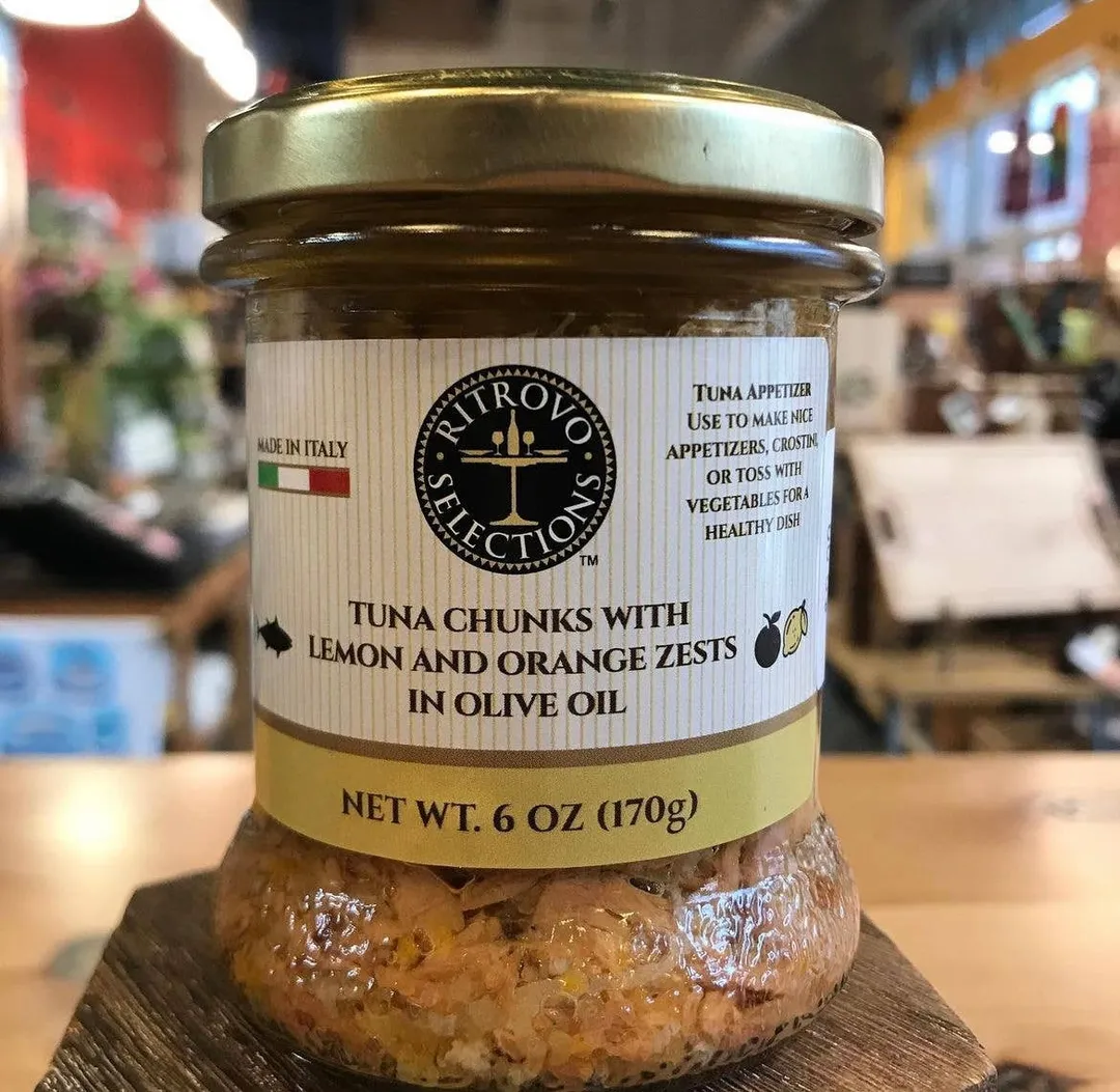 Tuna Chunks with Citrus Zests