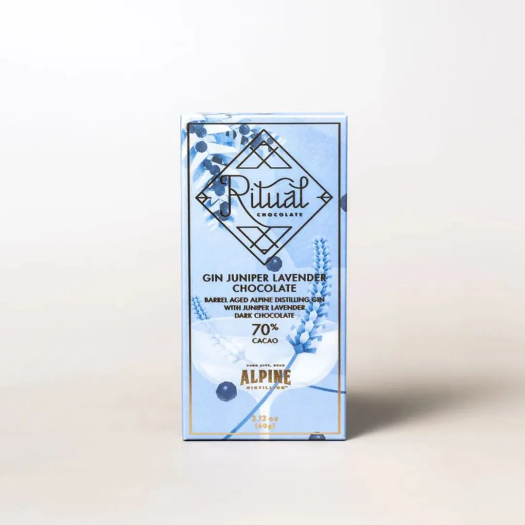 Gin Juniper Lavender Chocolate 70%
