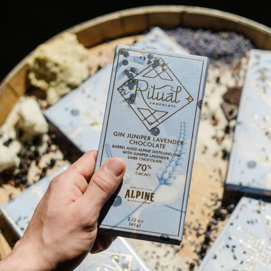 Gin Juniper Lavender Chocolate 70%