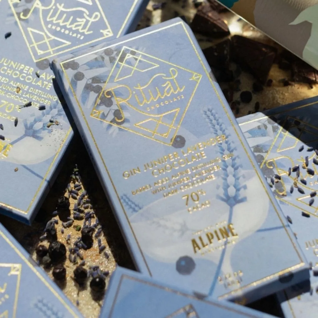 Gin Juniper Lavender Chocolate 70%