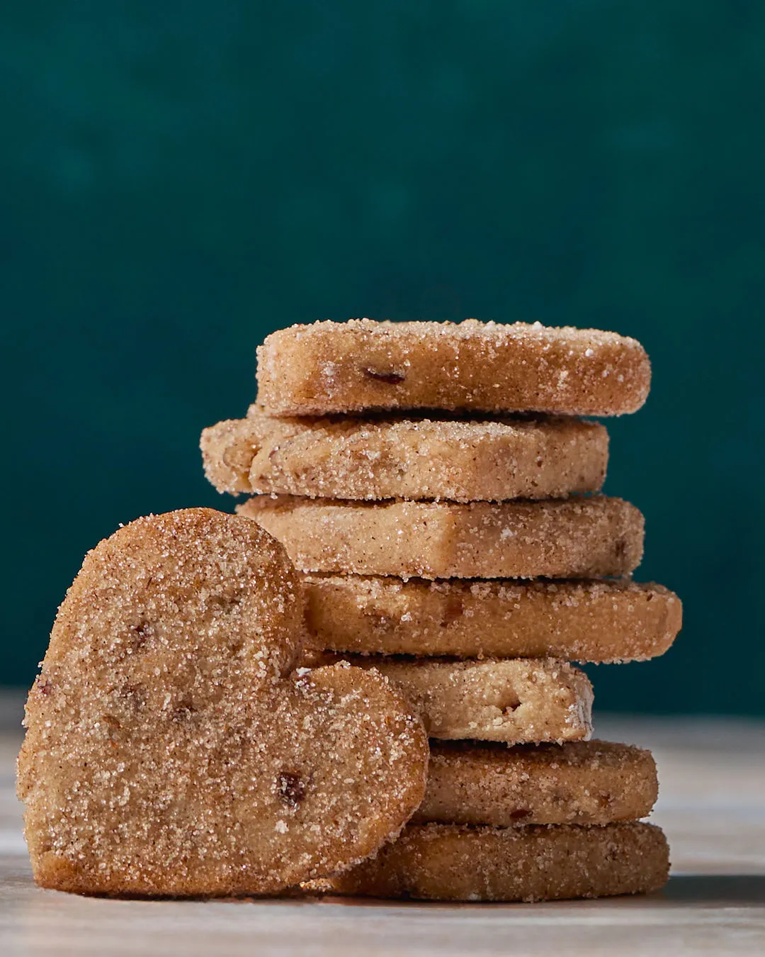 Valentina Heart-Shaped Pecan Cinnamon Cookies Stand Up Pouch