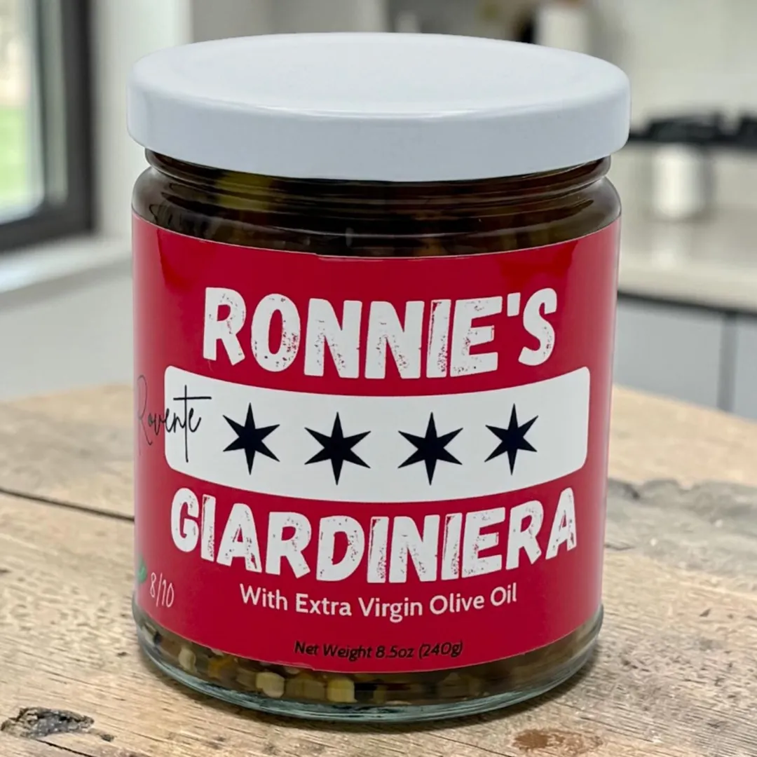 Ronnie's Rovente Giardiniera (Hot). 9oz