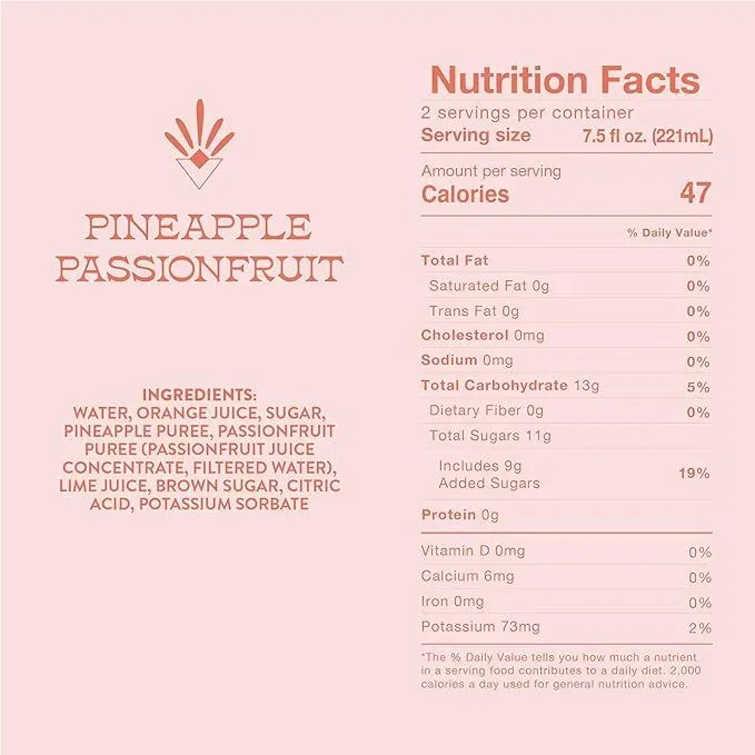 Root Elixirs Pineapple Passionfruit Sparkling Mixer Can 24 case