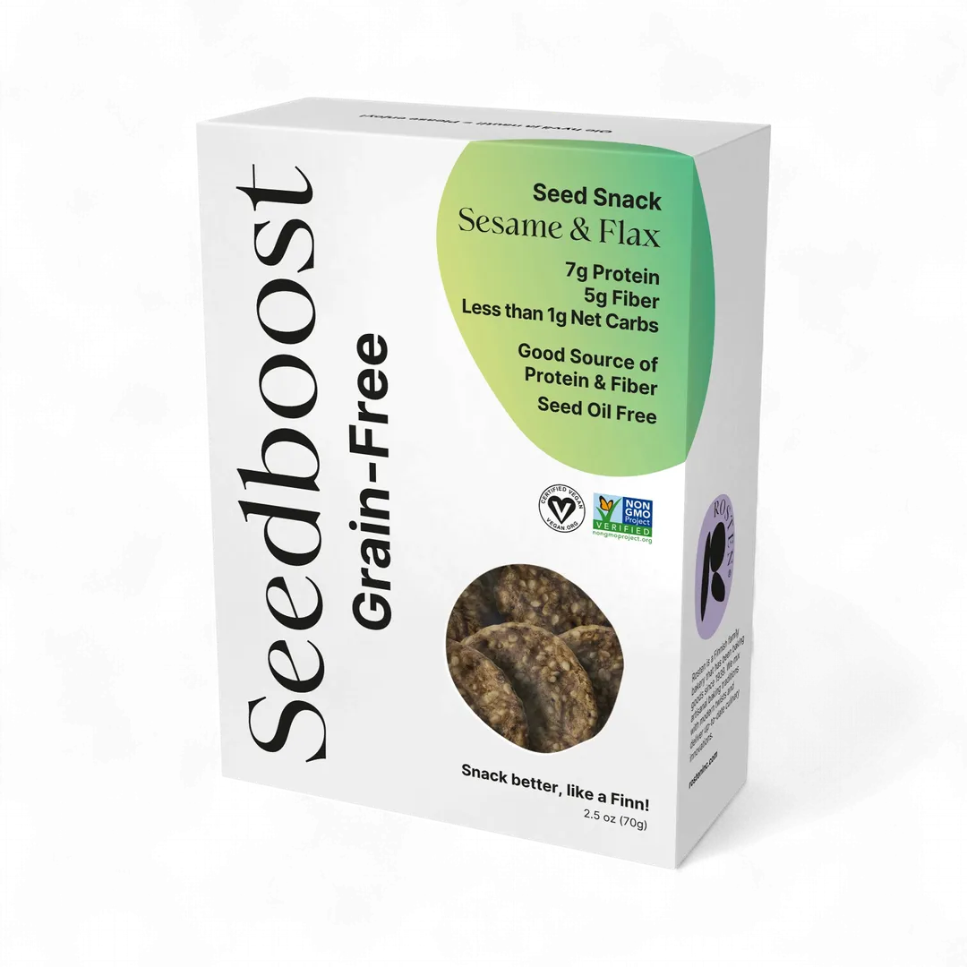 Seedboost Grain-Free Sesame & Flax – 8 Pack 2.5 oz