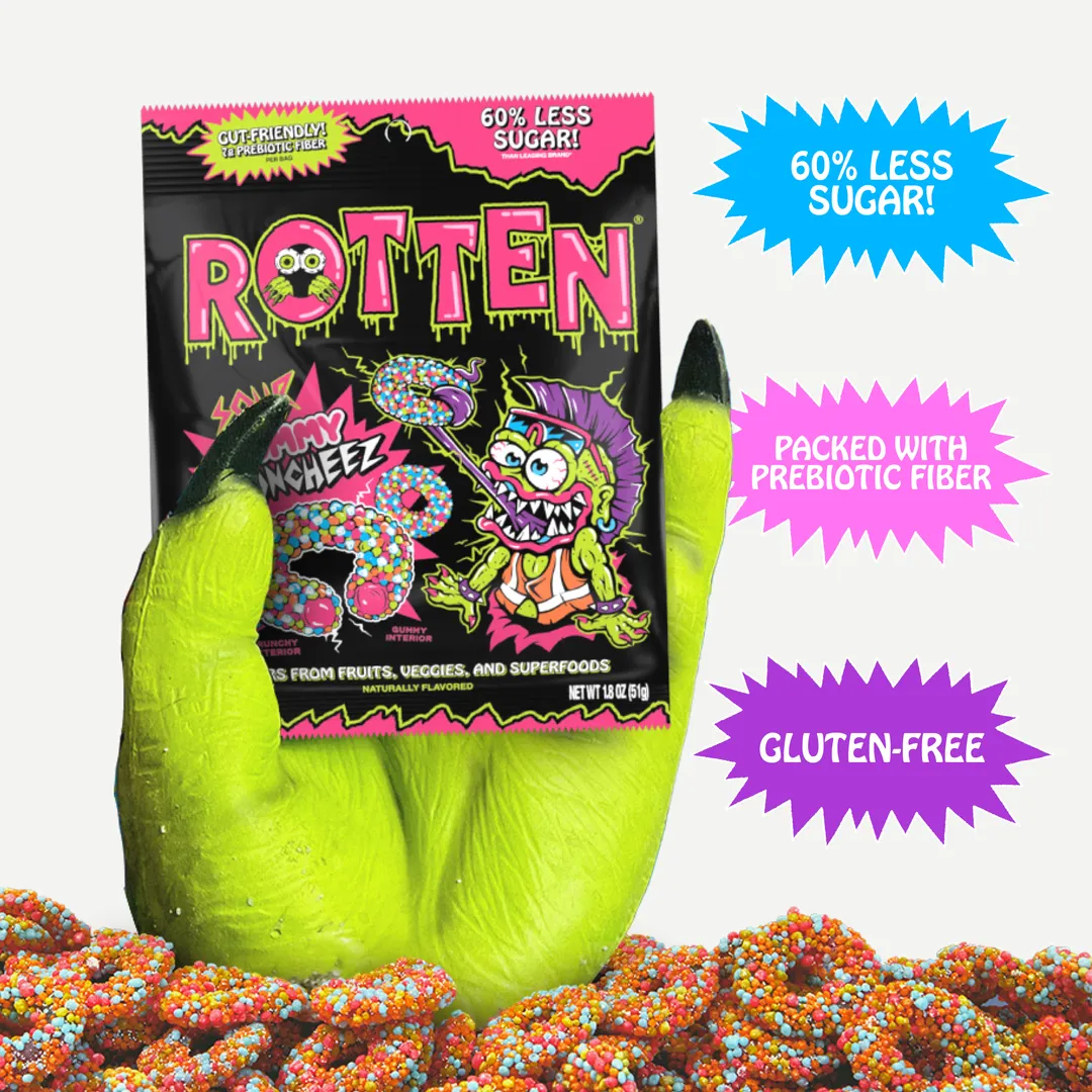 NEW Sour Gummy Cruncheez 1.8oz - 8 Pack