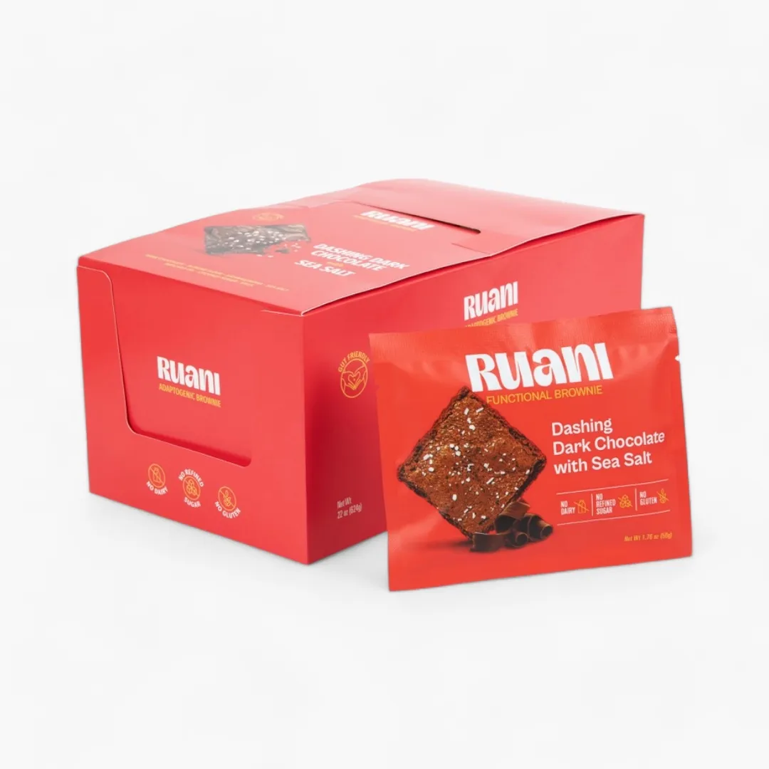 Dashing Dark Chocolate Brownie with Sea Salt 