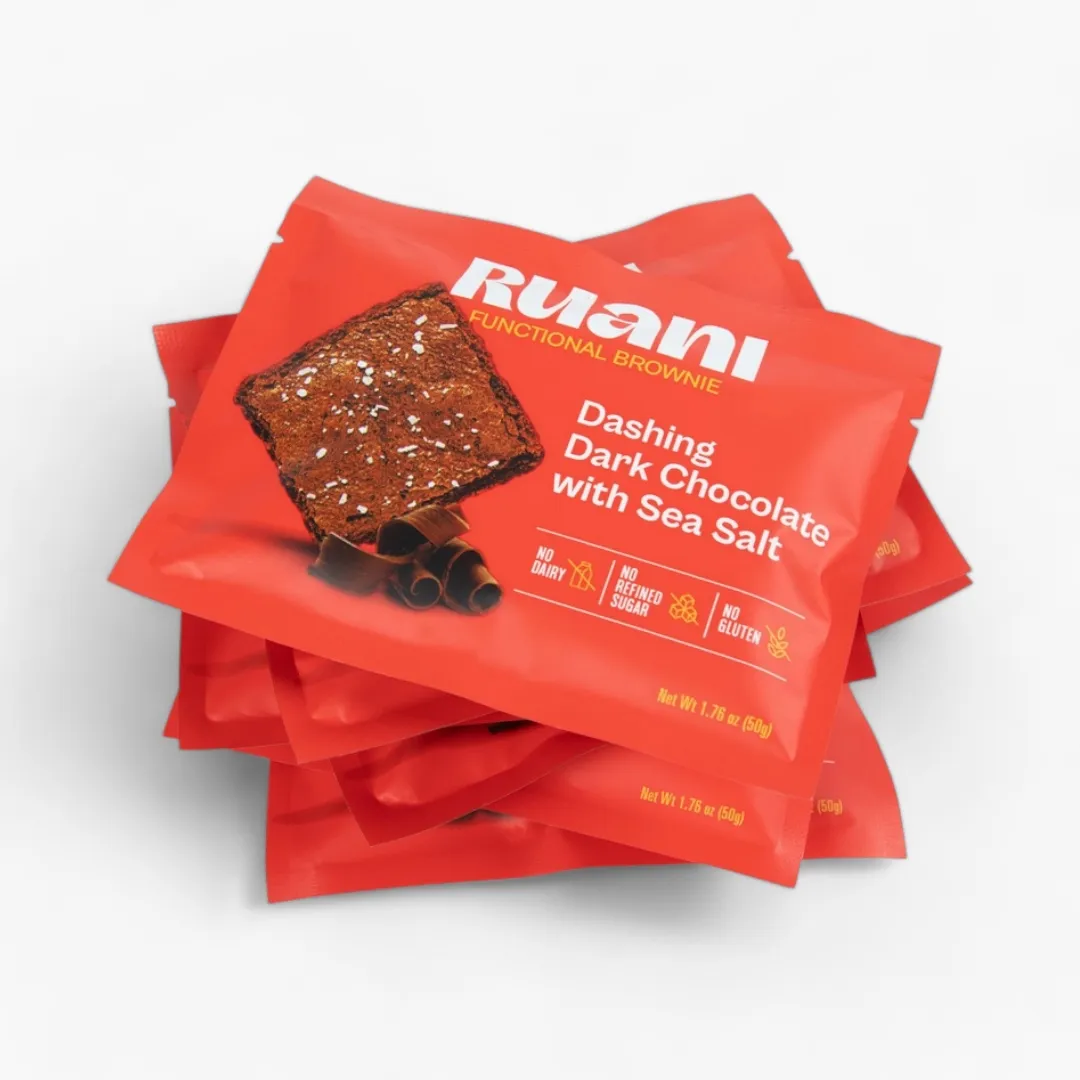 Dashing Dark Chocolate Brownie with Sea Salt 