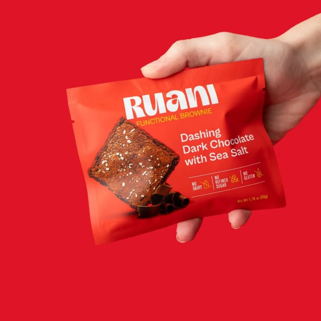 Dashing Dark Chocolate Brownie with Sea Salt 