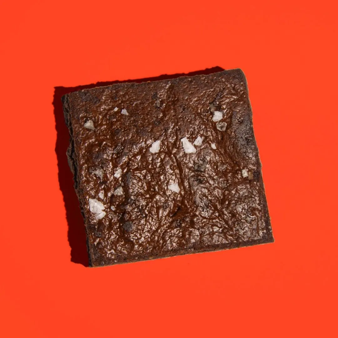 Dashing Dark Chocolate Brownie with Sea Salt 
