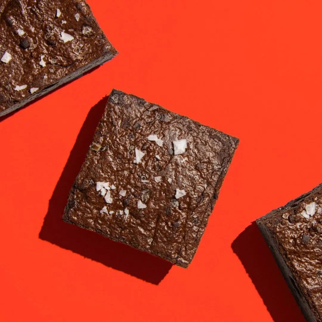 Dashing Dark Chocolate Brownie with Sea Salt 