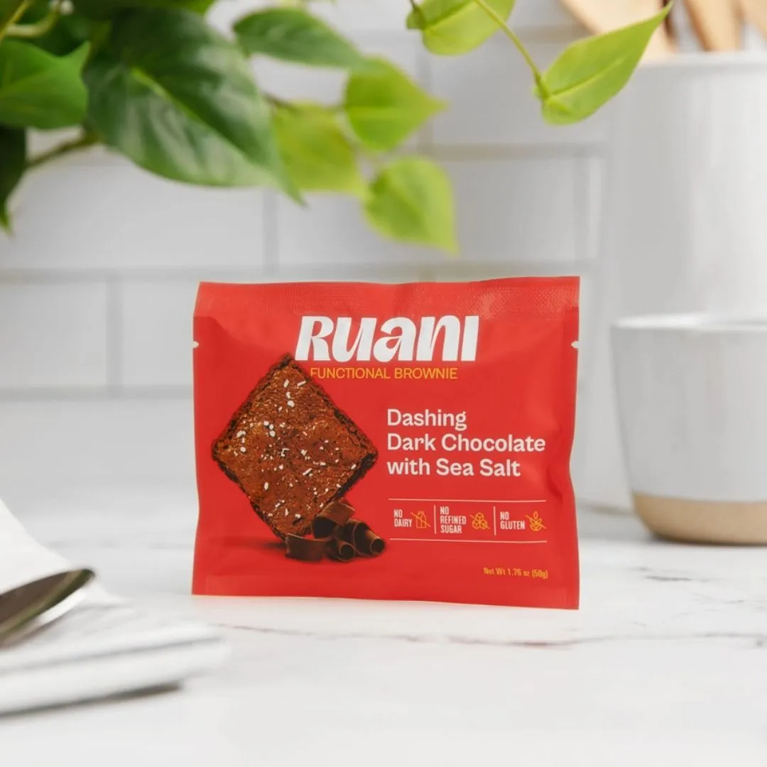 Dashing Dark Chocolate Brownie with Sea Salt 