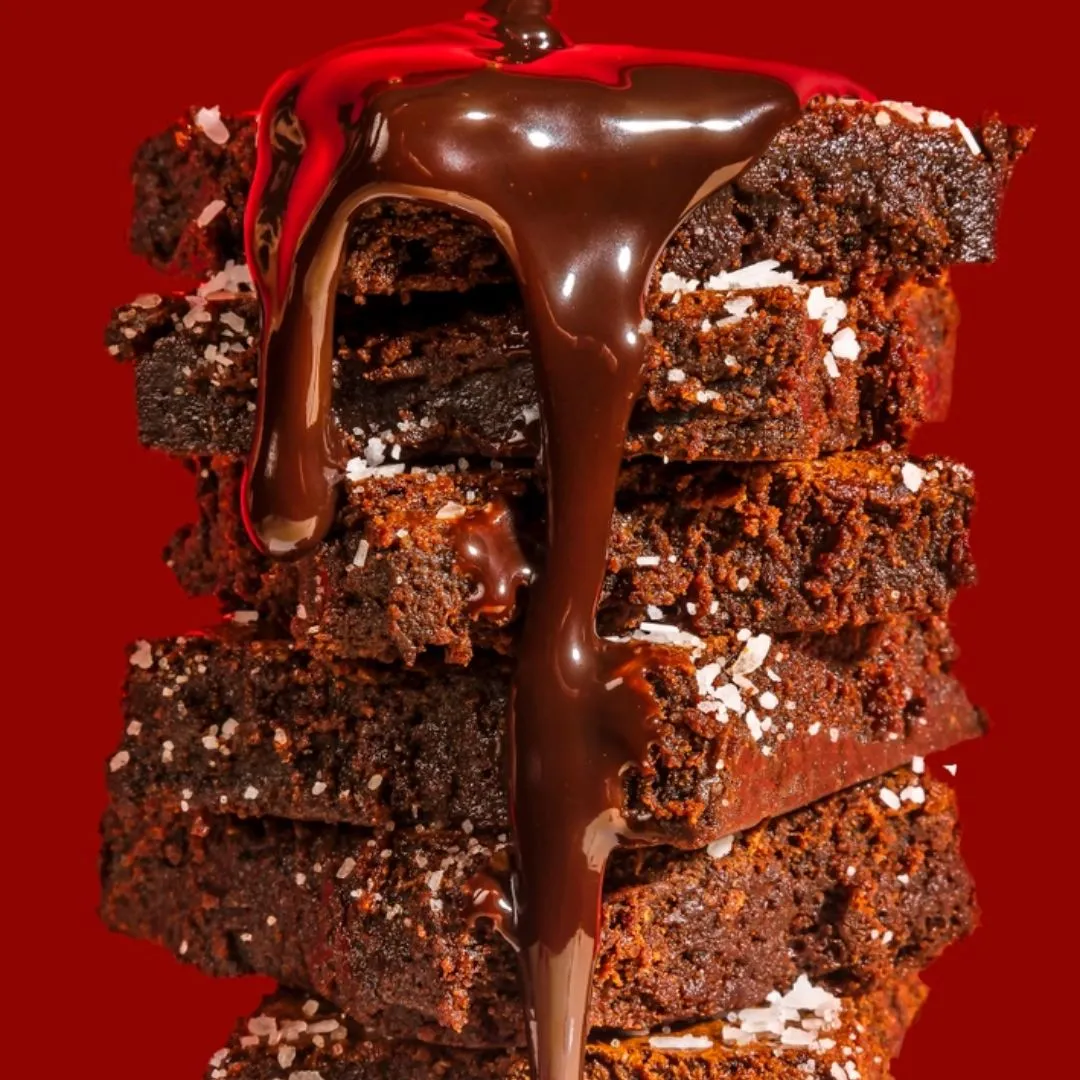Dashing Dark Chocolate Brownie with Sea Salt 