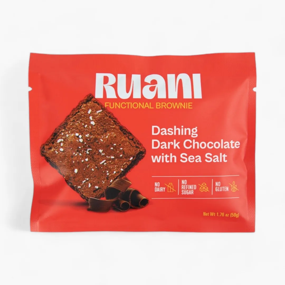 Dashing Dark Chocolate Brownie with Sea Salt 