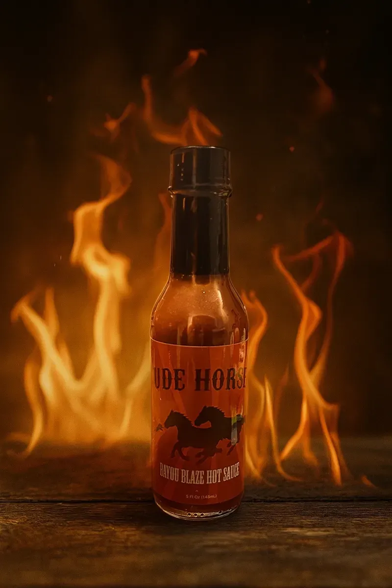 Rude Horses Bayou Blaze Hot Sauce