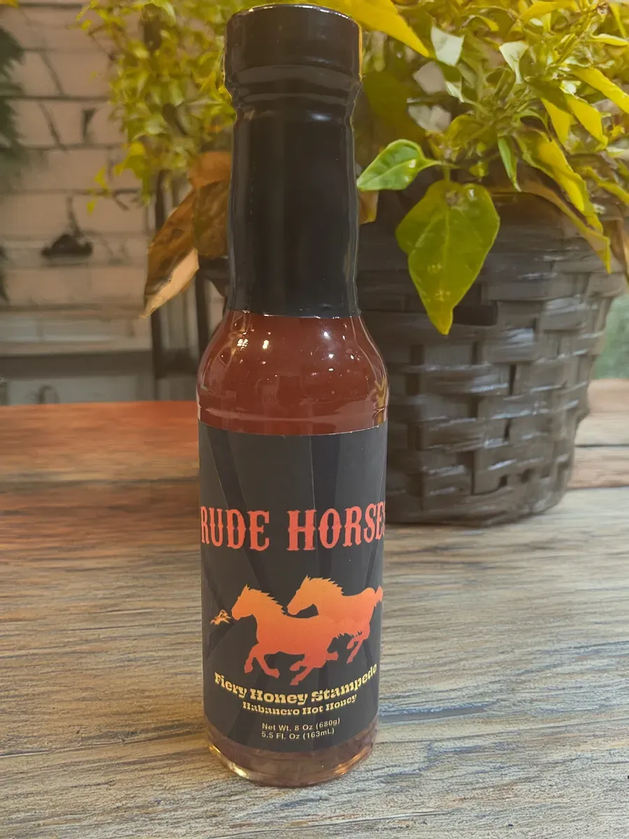 Rude Horses Fiery Honey Stampede Habanero Honey