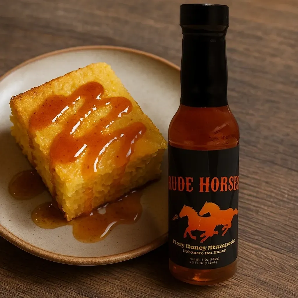 Rude Horses Fiery Honey Stampede Habanero Honey