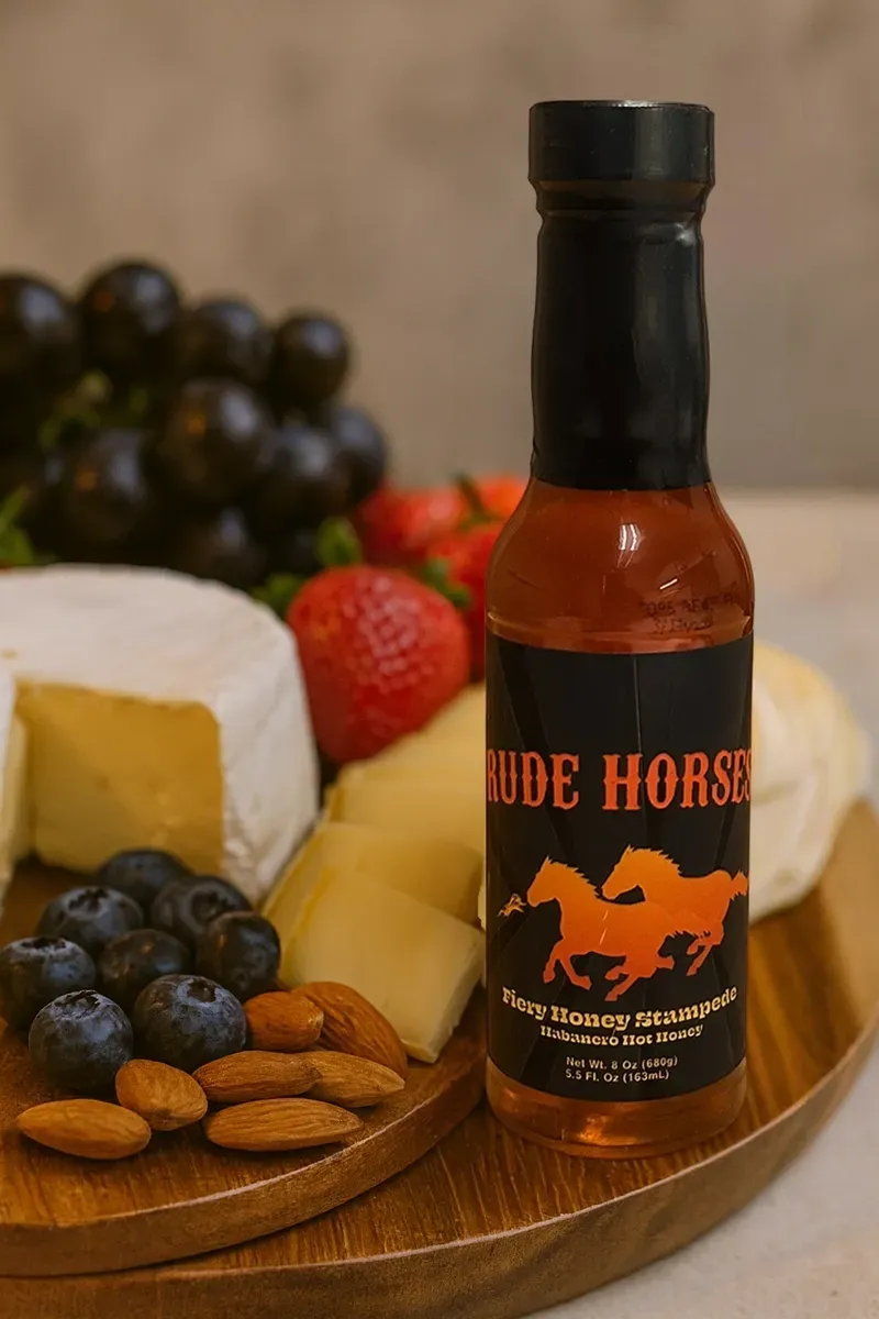 Rude Horses Fiery Honey Stampede Habanero Honey