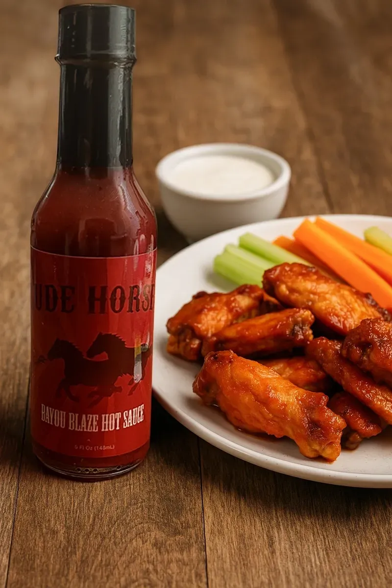 Rude Horses Bayou Blaze Hot Sauce